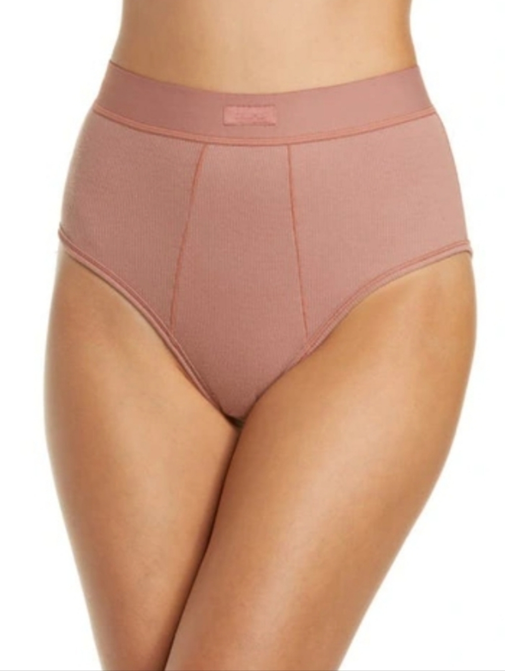 Skims High-Waist Cotton Brief Panty